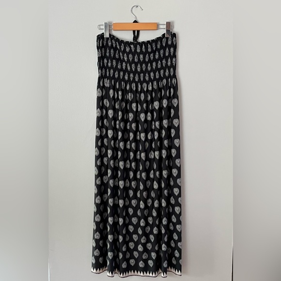 Women’s Lilly Morgan Strapless Dress With Elasticized Bodice Top Flowy Skirt - Picture 7 of 11